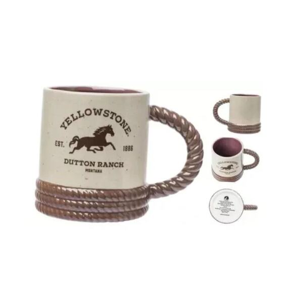 Silver Buffalo - Yellowstone Cowboy Boot Ceramic 3D Sculpted Mug 20 oz - Picture 5 of 9